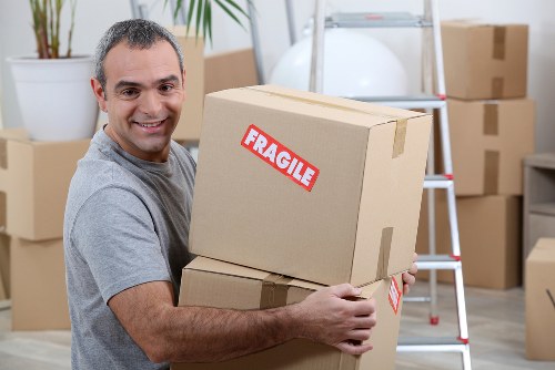 House removal team helping with a Balham home move