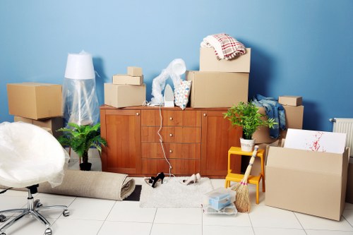 Large removal truck suitable for house and office moves in Balham