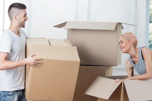 Local packing team supporting a move in Balham
