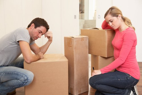 Local removals team loading items from a Balham home