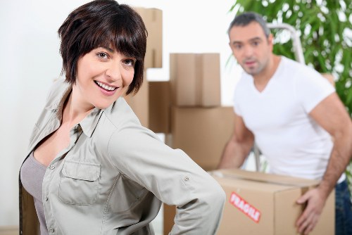 Careful packing of household items in Balham